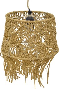 Φωτιστικό οροφής Rapom Inart E27 φυσικό Φ25x95εκ