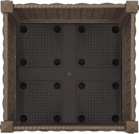 vidaXL Ζαρντινιέρα 40 x 40 x 23 εκ. από Πολυπροπυλένιο