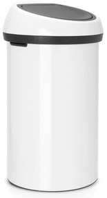 Κάδος BrabantiaTouch 647246, 60 l, Ομαλό και αθόρυβο άνοιγμα, Λευκό