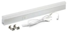 Γραμμικό Φωτιστικό Πάγκου Led VT-2313260 8W 6000K 832lm 60cm Με Διακόπτη 2,2x57,2x3,5cm White