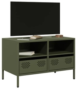 Έπιπλο Τηλεόρασης Λαδί 68 x 39 x 43,5 εκ. Χάλυβας Ψυχρής Έλασης