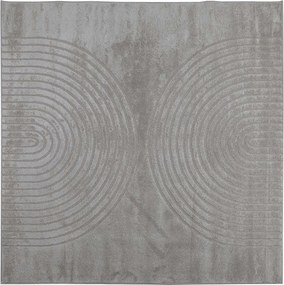 vidaXL Χαλιά χώρου τετράγωνο GALATI Γκρι 200 x 200 cm Πολυεστέρας