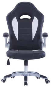 vidaXL Καρέκλα Gaming Μαύρη από Συνθετικό Δέρμα