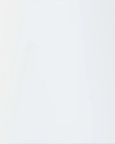 vidaXL Ράφια Βιβλιοθήκης 8 τεμ. Γυαλ. Λευκό 40x50x1,5 εκ. Επεξ.Ξύλο