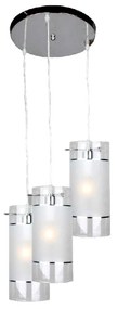 Φωτιστικό Οροφής Style FW50673 Clear Metal, Glass