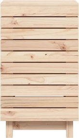 vidaXL Καλάθι Ρούχων 44x44x76 εκ. από Μασίφ Ξύλο Πεύκου
