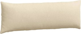 vidaXL Μαξιλάρι Καναπέ 2 pcs Κρεμ 120 x 40 cm ύφασμα