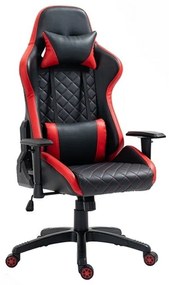 Καρέκλα Gaming A6370 01.0282 69X62X126/136 Black-Red