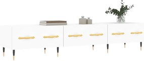 vidaXL Έπιπλο Τηλεόρασης Λευκό 150 x 36 x 30 εκ. Επεξεργασμένο Ξύλο