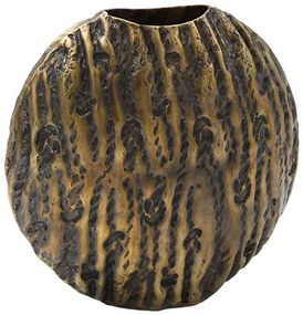 Βάζο Μεταλλικό 941-124-024 24x9x22cm Bronze Metal