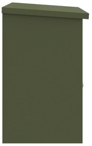 vidaXL Θυρίδα Πακέτων Λαδί 44 x 35 x 59 εκατοστά Ατσάλι