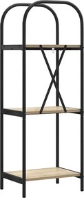 vidaXL Ράφι Βιβλίων Δρύς Sonoma 40 x 30 x 109 εκ Επεξεργασμένο ξύλο