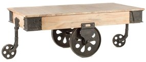 Artekko Aklip Ξύλινο Τραπέζι Σαλονιού (135x65x45)cm