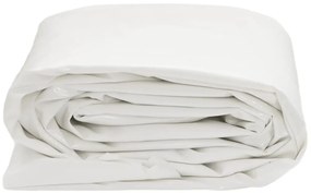 vidaXL Μουσαμάς Λευκός 5 x 5 μ. 650 γρ./μ²
