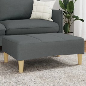 Υποπόδιο Σκούρο Γκρι 77x55x31 εκ. Υφασμάτινο 4007372