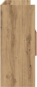 vidaXL Sideboard Artisan Oak 105x30x70 cm Κατασκευασμένο ξύλο