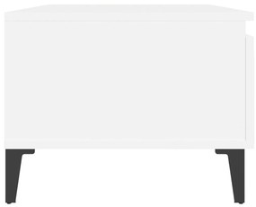 Βοηθητικό Τραπέζι Λευκό 50 x 46 x 35 εκ. από Επεξεργασμένο Ξύλο - Λευκό