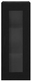 vidaXL Επιτοίχιο ντουλάπι Μαύρη Οξυά 34,5 x 34 x 90 εκ.