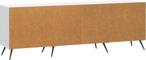 vidaXL Ντουλάπι TV Λευκό 150 x 31 x 50 εκ. Επεξεργασμένο Ξύλο