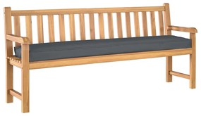 vidaXL Μαξιλάρι Παλέτας για Παγκάκι Ανθρακί 180 x 40 x 8 cm, Υφασμάτινο Oxford.