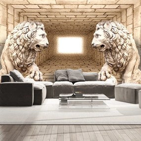 Φωτογραφική ταπετσαρία μυστήριο λιονταριών - 100x70