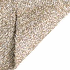 vidaXL Χαλιά χώρου Φυσικό και Λευκό 80 x 300 cm Γιούτα
