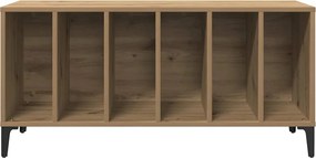 vidaXL Έπιπλο Δίσκων τεχνίτης Δρυς 100x38x48 εκ από Επεξεργασμένο Ξύλο