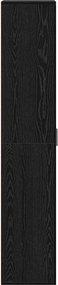 vidaXL Highboard 60 x 35 x 180 εκατοστά Επεξεργασμένο Ξύλο Μαύρη δρυς