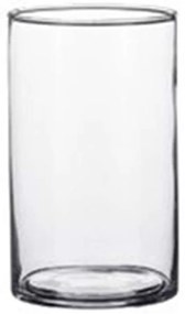 Βάζο Κυλινδρικό Carly 02.1041801 9x11cm Γυάλινο Clear Γυαλί