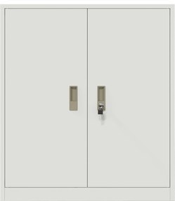 vidaXL Ντουλάπι αποθήκευσης με αποθήκευση Λευκό 80 x 40 x 90 εκ