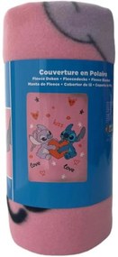 Κουβέρτα Stitch 25 x 7 x 13 cm Μπλε Ροζ Zώα