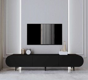 Έπιπλο Τηλεόρασης Μαύρο OCECU 200x30x19
