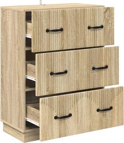 vidaXL Ντουλάπι με Συρτάρια Sonoma Δρυς 66 x 34,5 x 87 εκ.