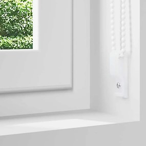 vidaXL Ρολέρ Μπλακάουτ Λευκό 90x230 εκ. Πλάτος υφάσματος 85,7 εκ.