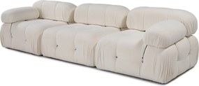 3-Seat Sofa Bubble 3 Seater ( L1-O1-1R) V2 - Bouclette White