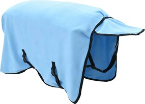 vidaXL Σαμάρι Ίππου Σκούρο Aqua Πολυεστέρας