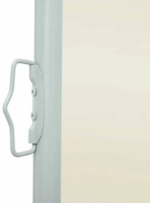 vidaXL Σκίαστρο Πλαϊνό Συρόμενο Κρεμ 160 x 500 εκ.