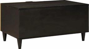 vidaXL Τραπεζάκι σαλονιού Μαύρο και Χρυσό 80 x 50 x 40 cm