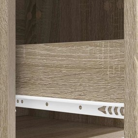 vidaXL Ντουλάπι με Συρτάρια 66 x 34,5 x 90 εκ Επεξεργασμένο Ξύλο