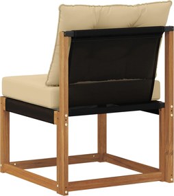 vidaXL Εξωτερικός μεσαίος καναπές