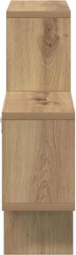 vidaXL Ράφι Τοίχου artisan δρυς 82 x 15 x 51 εκ Επεξεργασμένο ξύλο