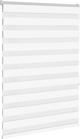 vidaXL Ζέβρα τυφλή Καφέ Πλάτος υφάσματος 95,9 εκ. Πολυεστέρας