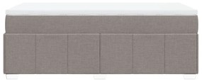 ΚΡΕΒΑΤΙ BOXSPRING ΜΕ ΣΤΡΩΜΑ TAUPE 100 X 200 ΕΚ. ΥΦΑΣΜΑΤΙΝΟ 3285453