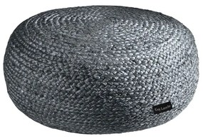 Πουφ Ottoman D50X25 Anthracite Guy Laroche Jute