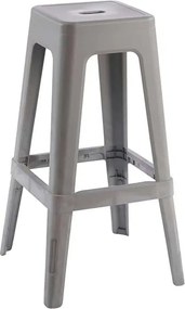 RELIX PP Σκαμπό BAR Στοιβαζόμενο, PP Απόχρωση Sand Beige   1τμχ