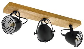 Φωτιστικό Σποτ 49078 Gatebeck Eglo Metal,Wood