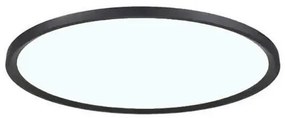 Φωτιστικό Οροφής Σποτ Downlight 60cm LED 48W IP44 3CCT Pro Eurolamp-145-68577-Μαύρο 145-68577