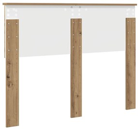 vidaXL Κεφαλάρι με κεφαλάρι Artisan Oak 120 cm Επεξεργασμένο ξύλο