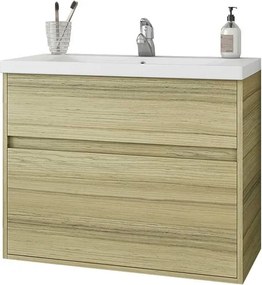 Drop Instinct 80 Natural Oak - Βάση Επίπλου Με Νιπτήρα (80x46)