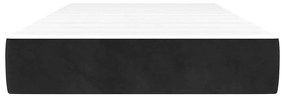vidaXL Στρώμα με Pocket Springs Μαύρο 80x220x20 εκ. Βελούδινο